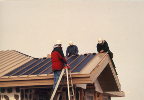 Solar PV Roofing Panel Installation